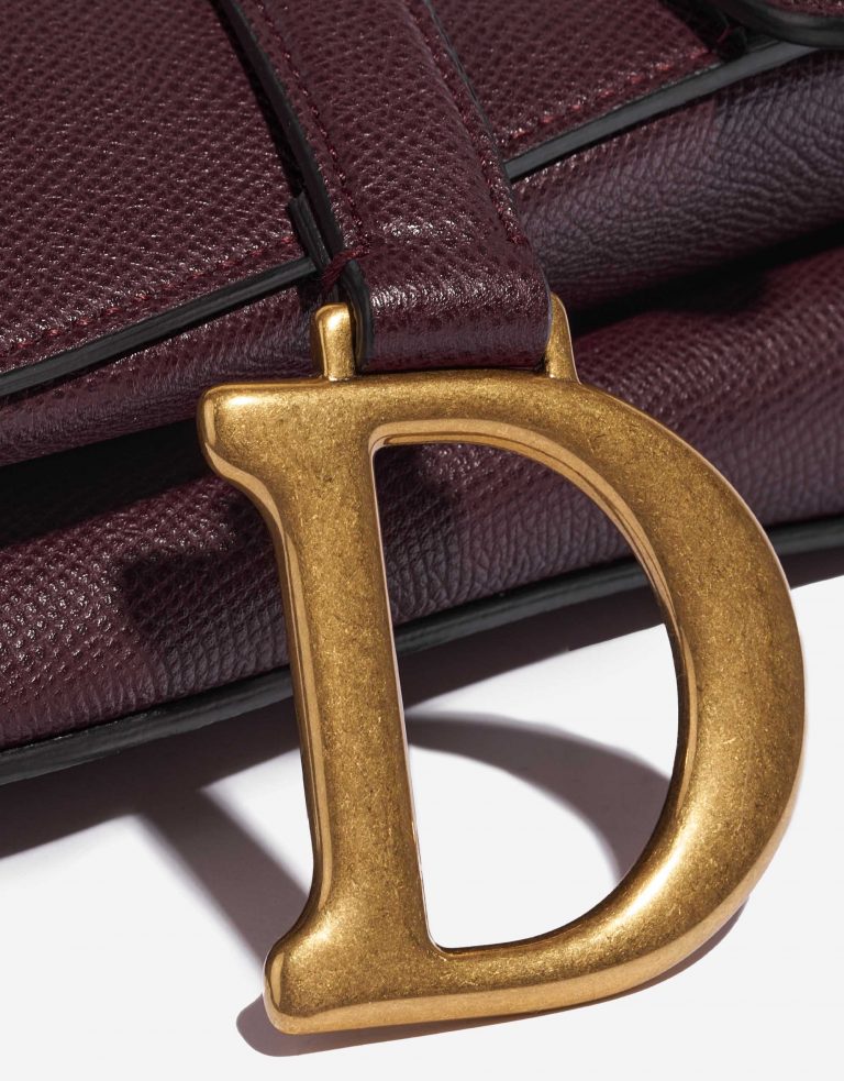 TÚI Dior Saddle Medium Calf Bordeaux