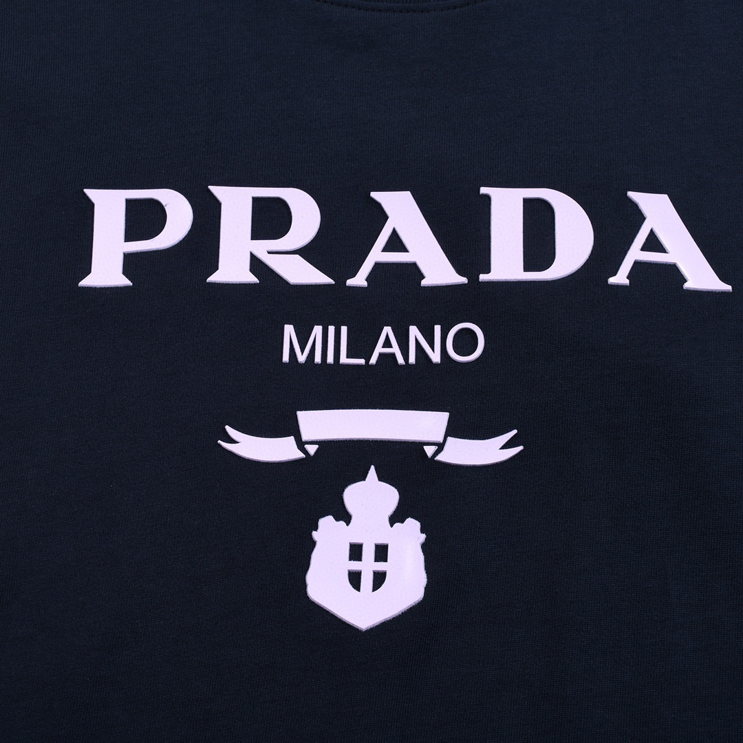 ÁO PRADA MILANO T SHIRT NAVY