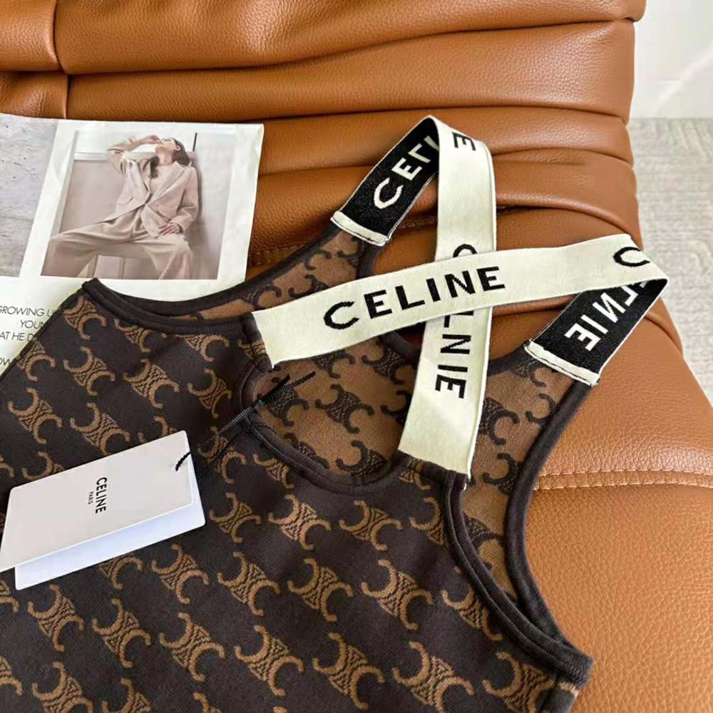 VÁY Celine Women Dress in Monogram Silk Cotton