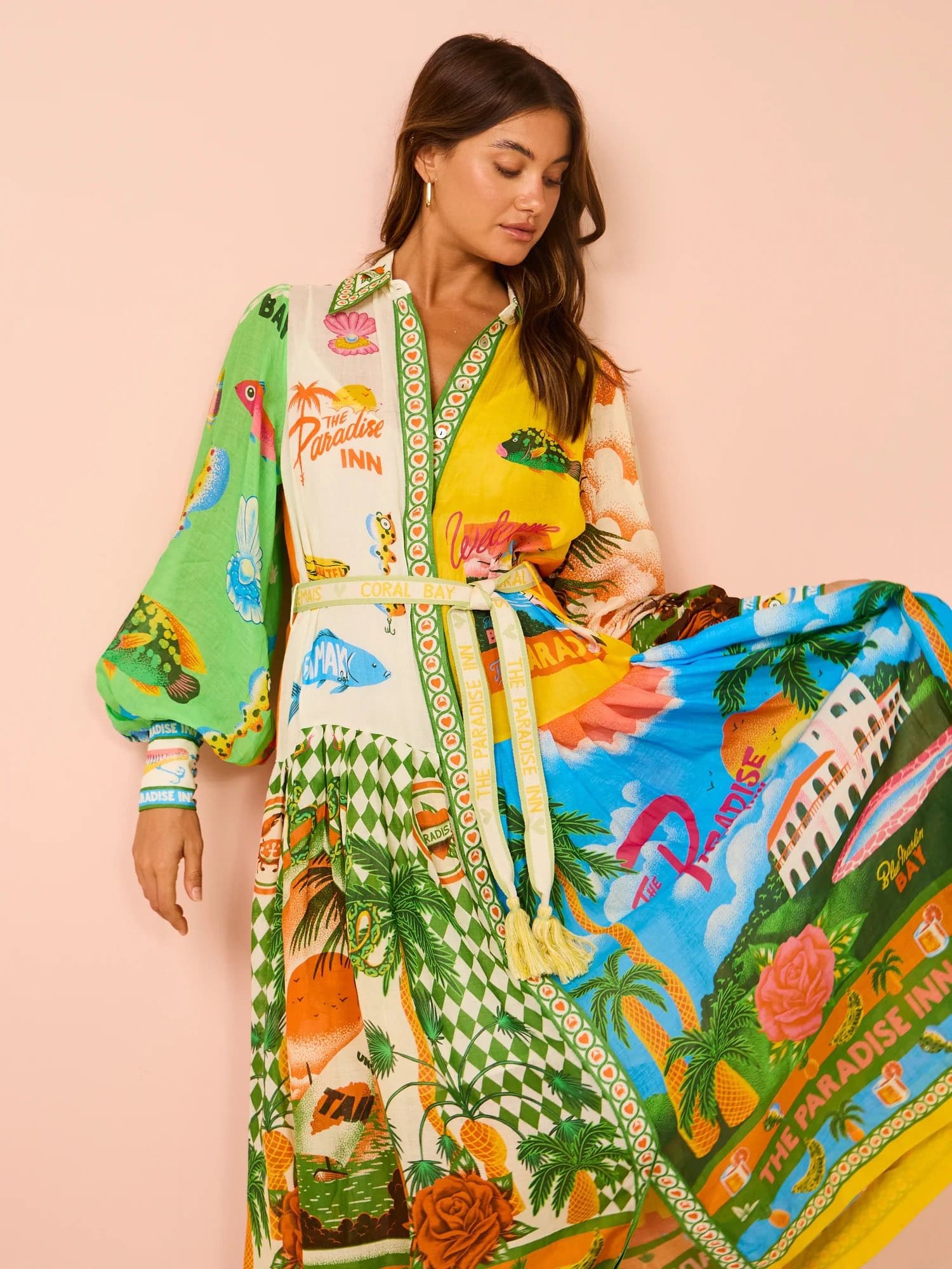 VÁY ALEMAIS THE PARADISE INN IN LINEN High Classy