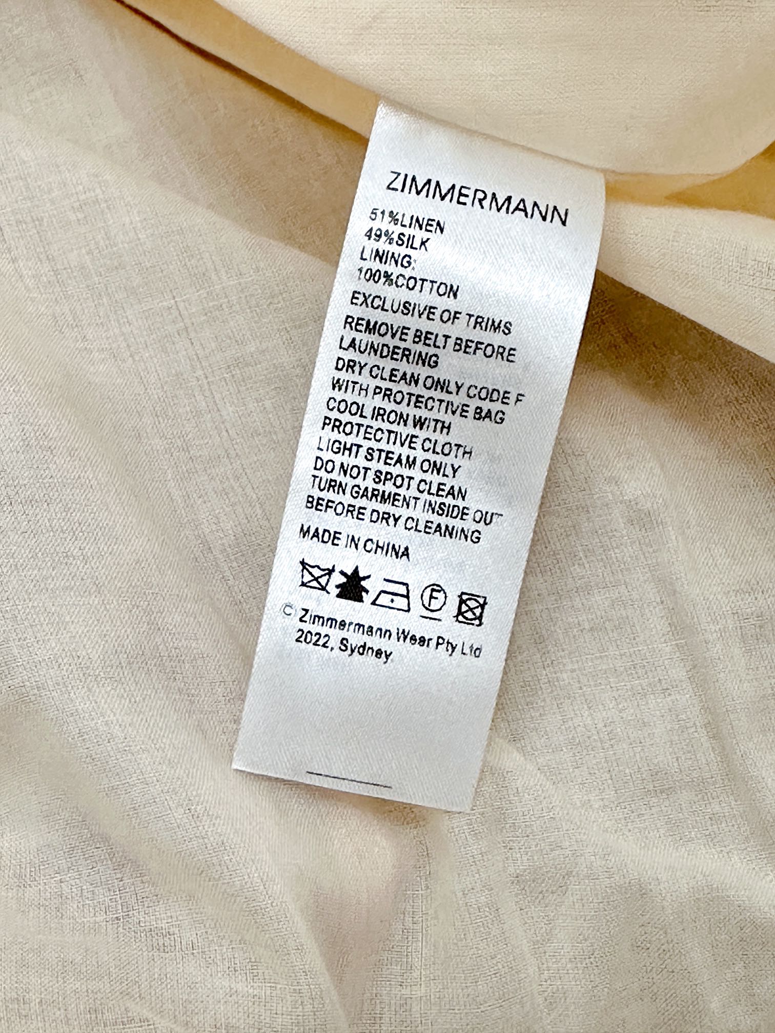 VÁY ZIMMERMANN Red Flower Vintage Dress