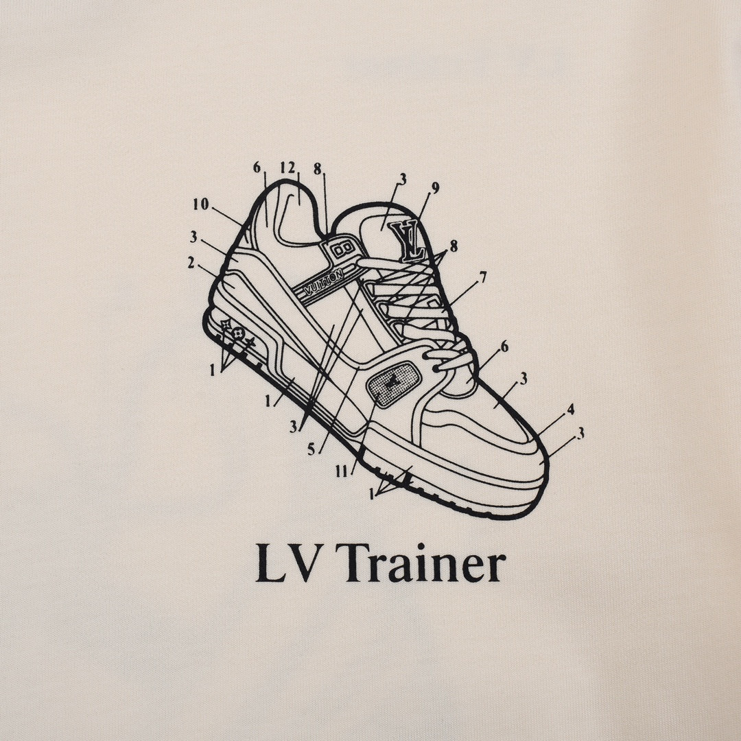 ÁO LOUIS VUITTON print cotton jersey T-shirt