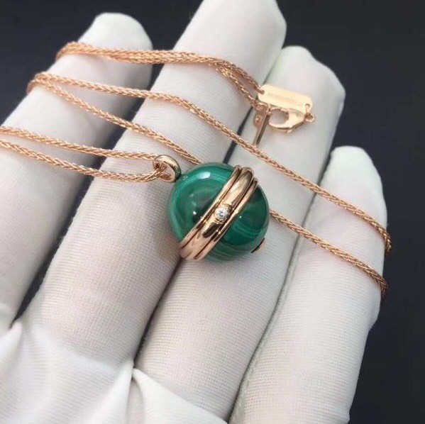 DÂY CHUYỀN PIAGET POSSESSION PENDANT MALACHITE ROSE GOLD 18K