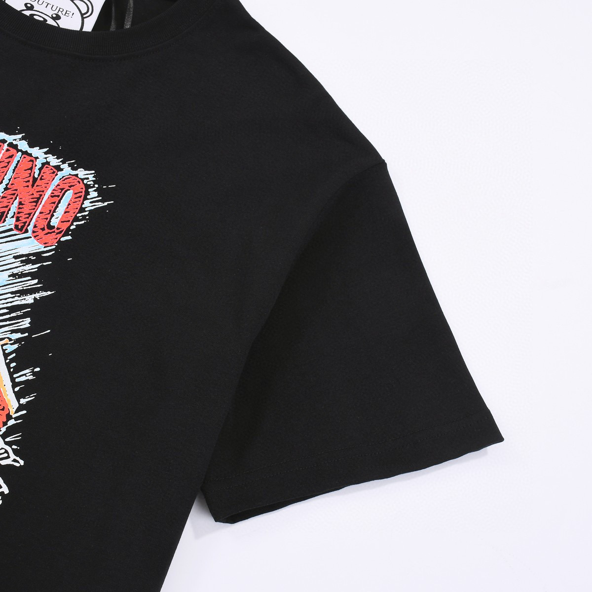 ÁO MOSCHINO print cotton jersey T-shirt