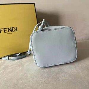TÚI Fendi Women Mon Tresor Light Blue Leather Mini Bag