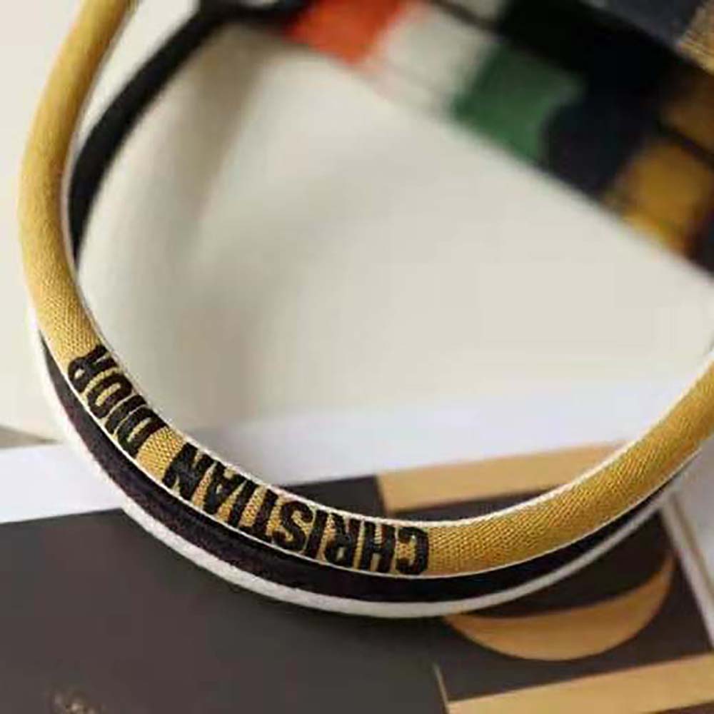 TÚI Dior Women Dior Book Tote Multicolor D-Stripes Embroidery