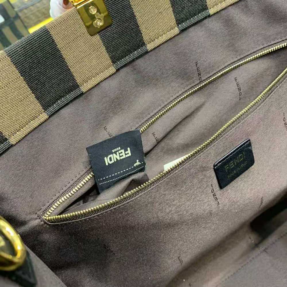 TÚI Fendi Women Sunshine Large Shopper in Brown Fabric
