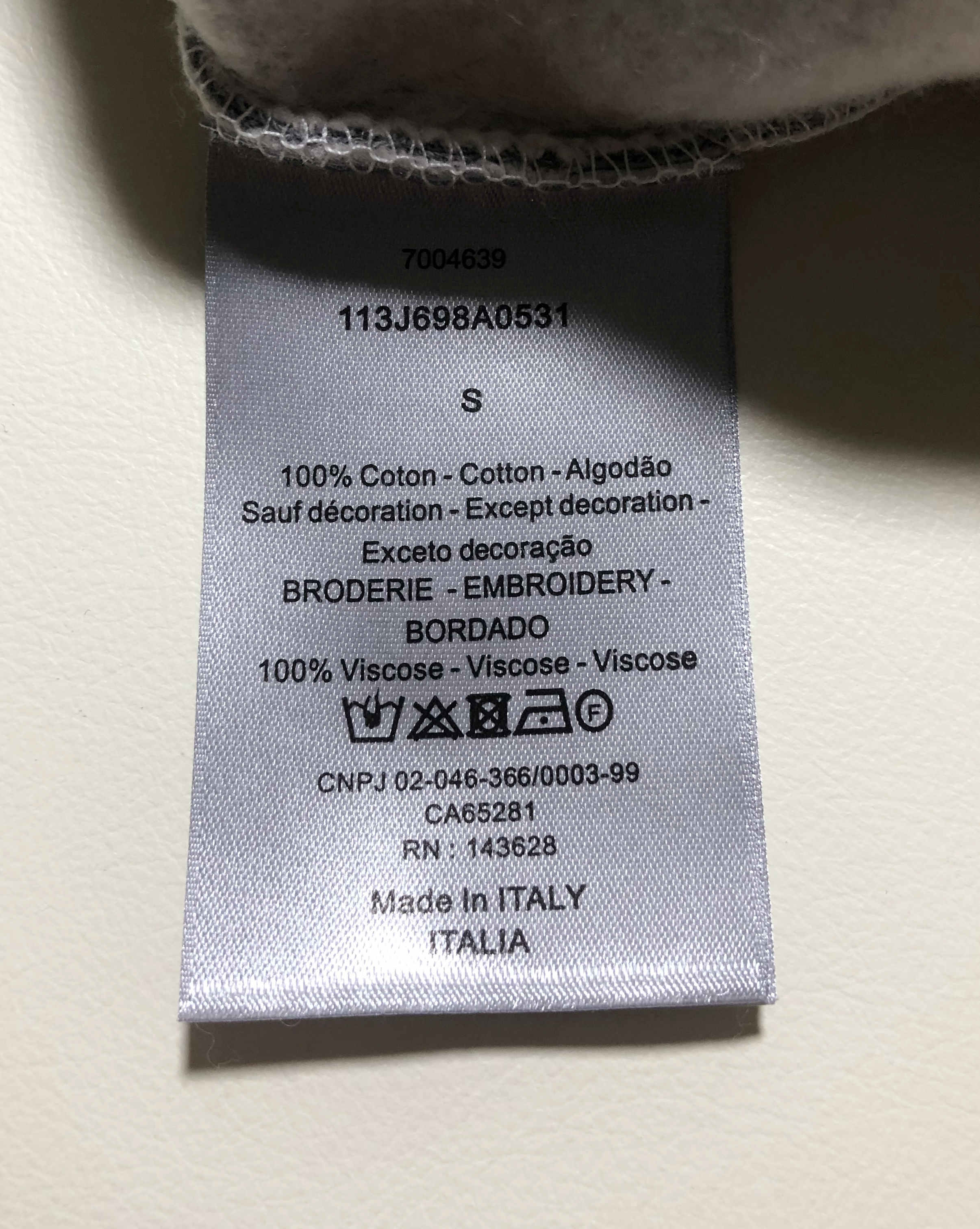 ÁO CHRISTIAN DIOR CD LOGO HOODIE SWEATSHIRT