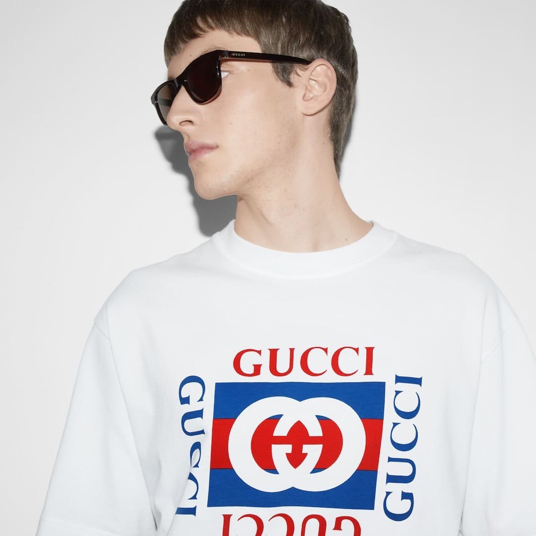 ÁO GUCCI LOGO GG T SHIRT WHITE