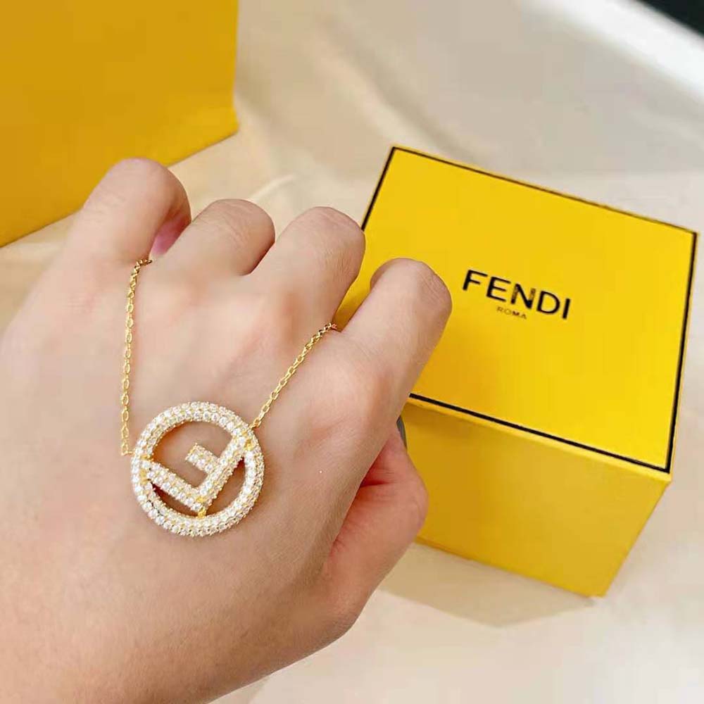 VÒNG TAY Fendi Women Baguette Gold-colored Bracelet