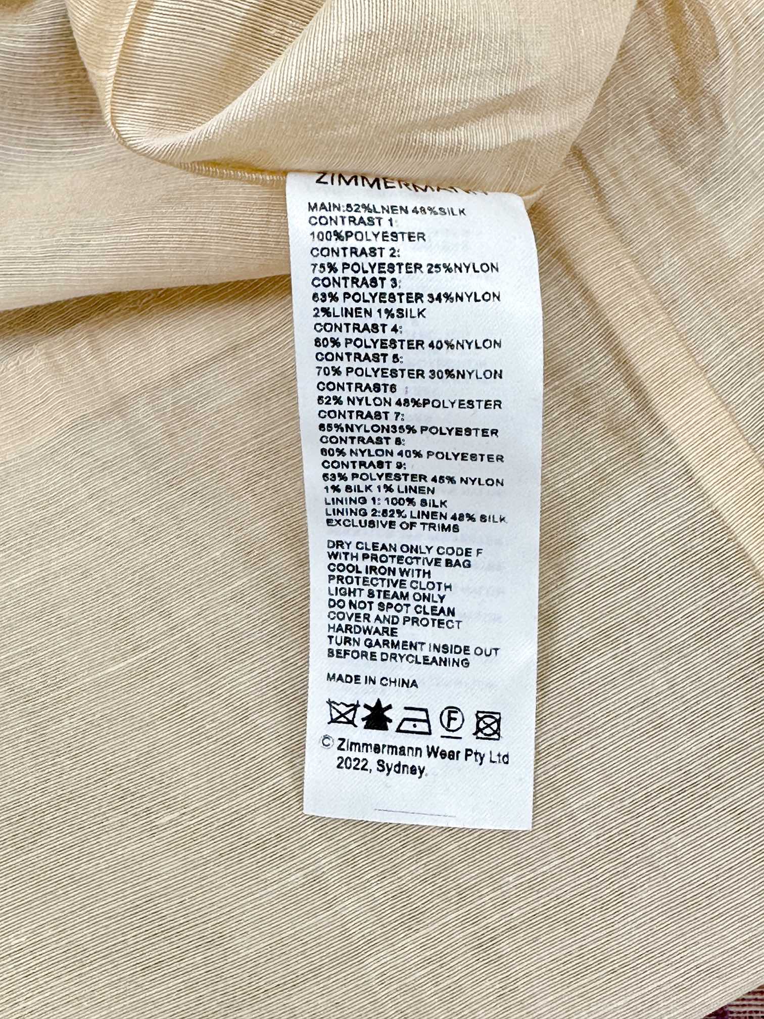 VÁY ZIMMERMANN Map Vintage Dress
