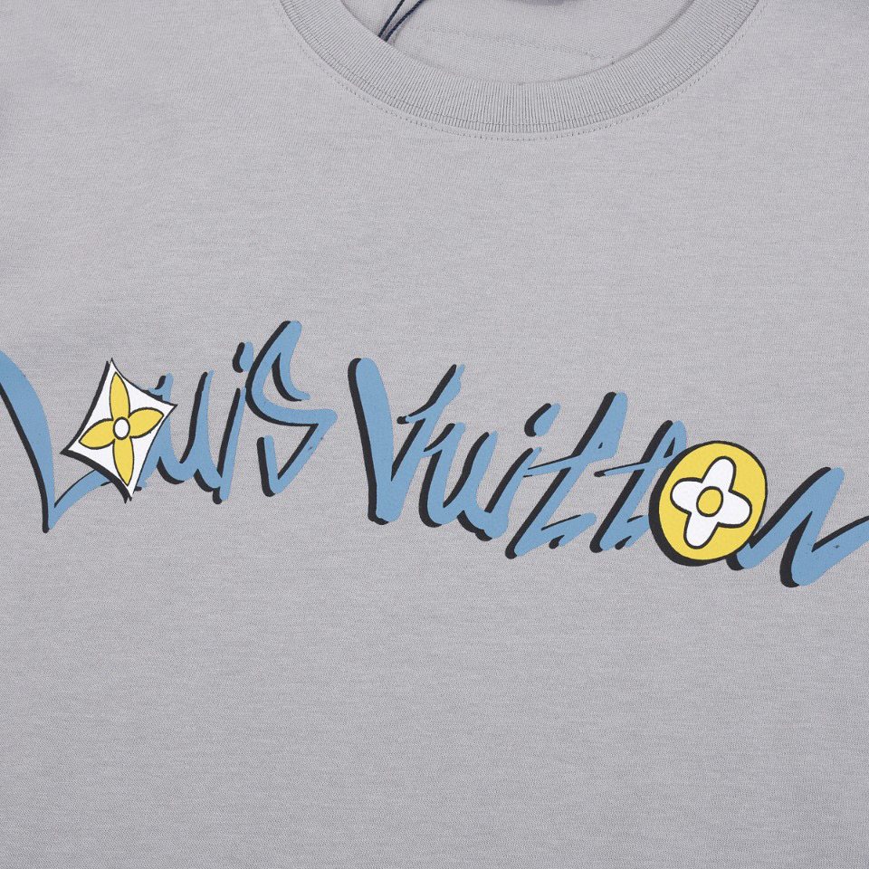 ÁO LOUIS VUITTON T SHIRT GREY