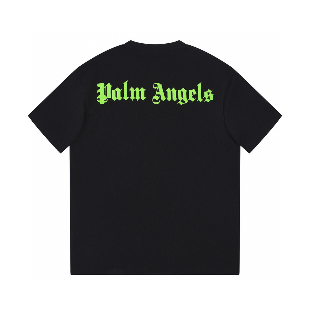 ÁO PALM ANGELS print cotton jersey T-shirt