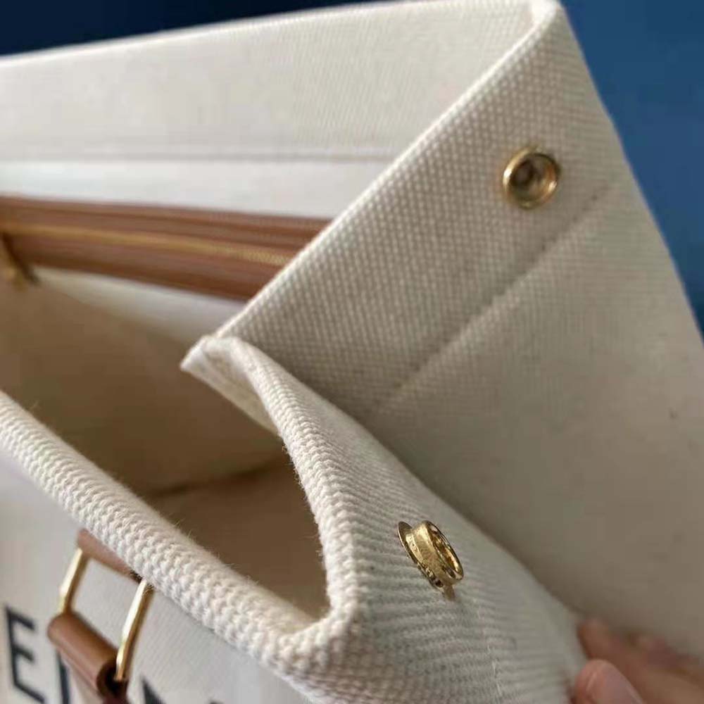 TÚI Celine Women Horizontal Cabas Celine in Canvas with Celine Print and Calfskin