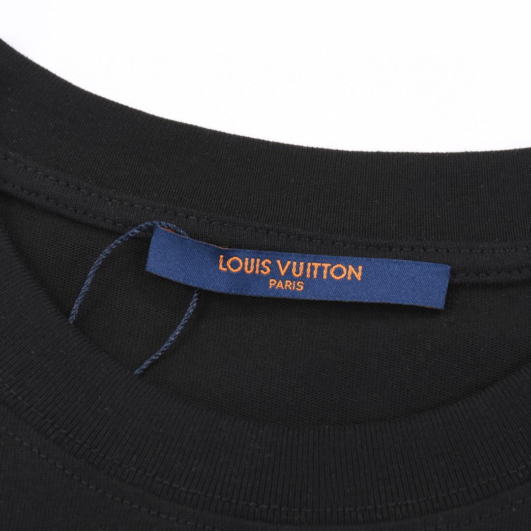 ÁO LOUIS VUITTON print cotton jersey T-shirt