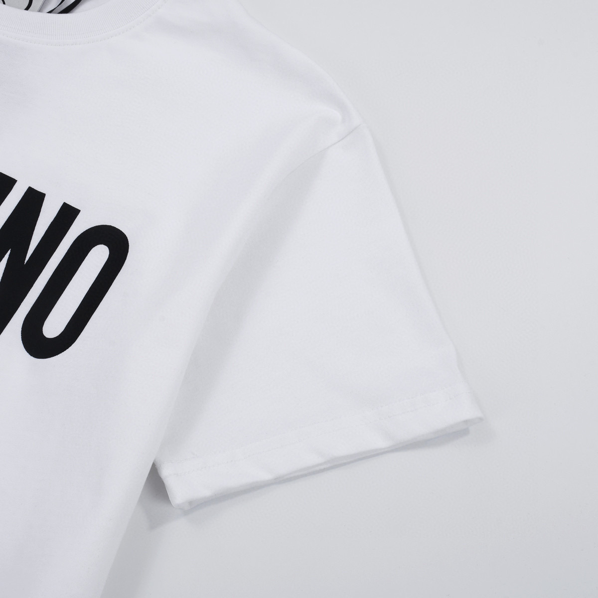 ÁO MOSCHINO print cotton jersey T-shirt