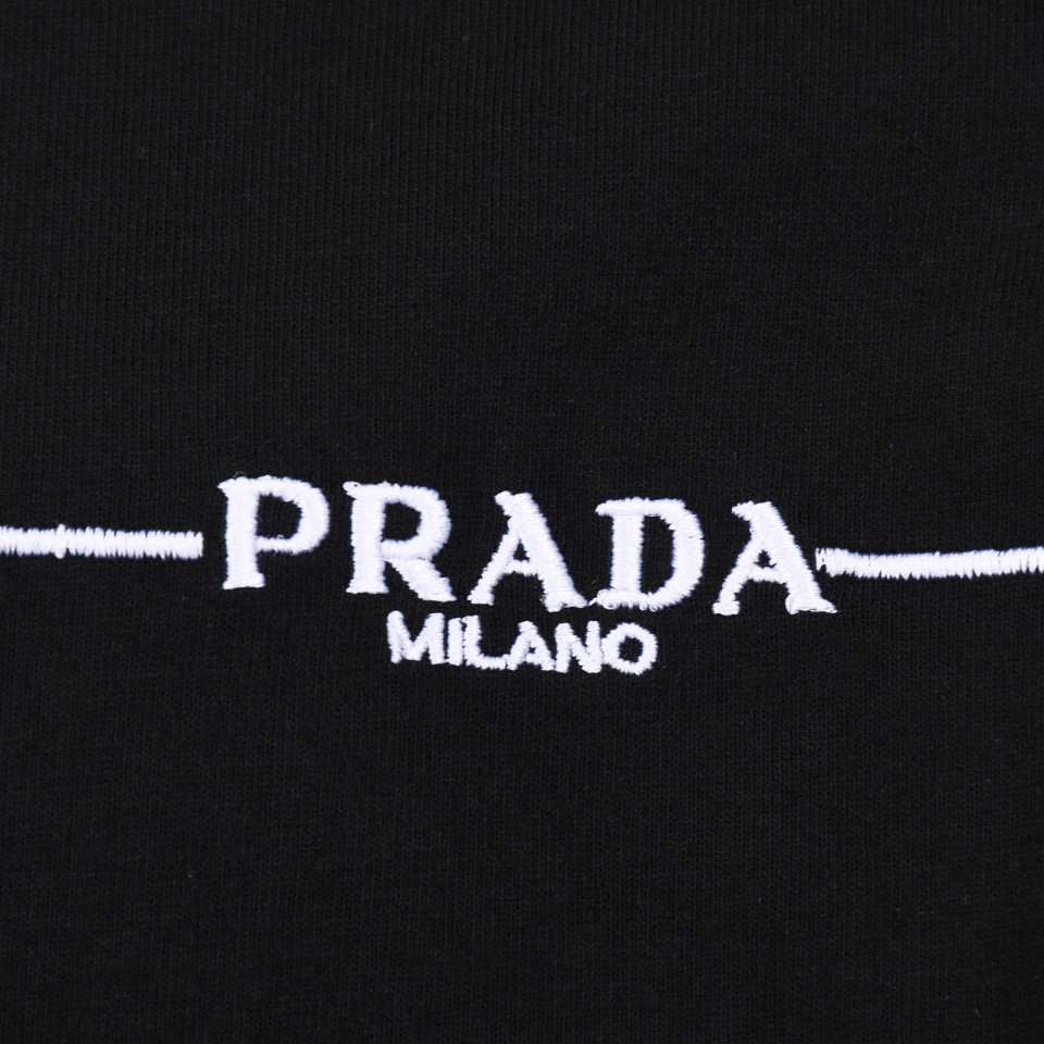 ÁO PRADA MILANO T SHIRT BLACK
