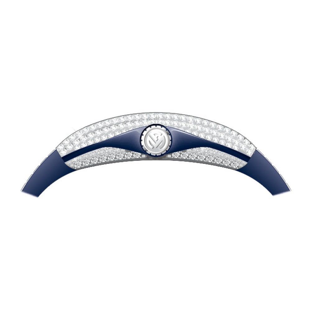 FRANCK MULLER V45 VANGUARD YACHTING WHITE GOLD, DIAMOND CASE & DIAL