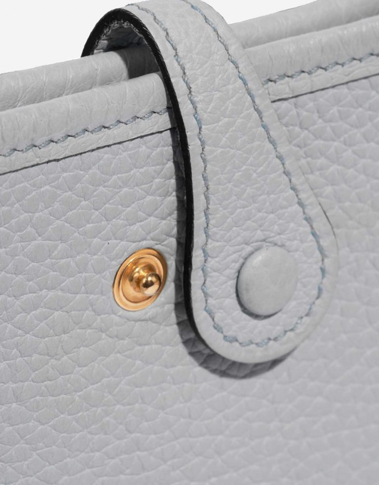 TÚI Hermès Evelyne 16 Taurillon Clemence Blue Pale