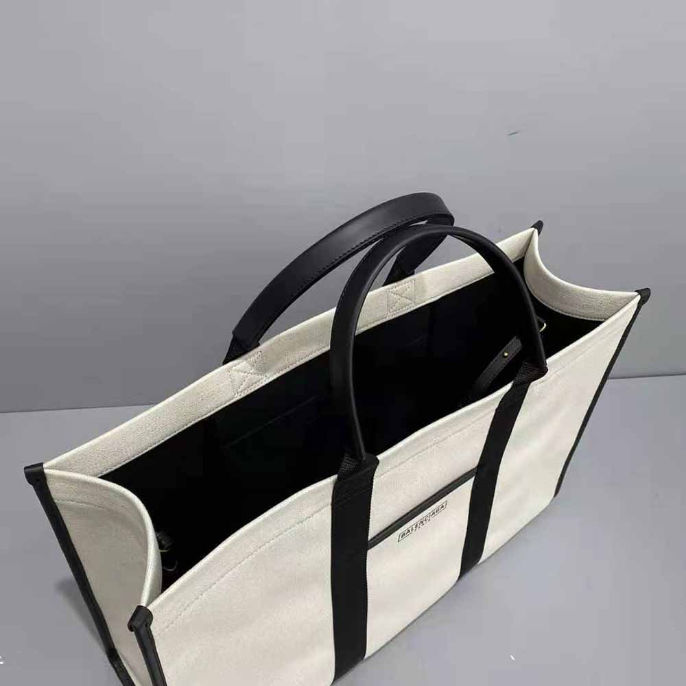 TÚI Balenciaga Hardware Small Tote Bag With Strap-Black