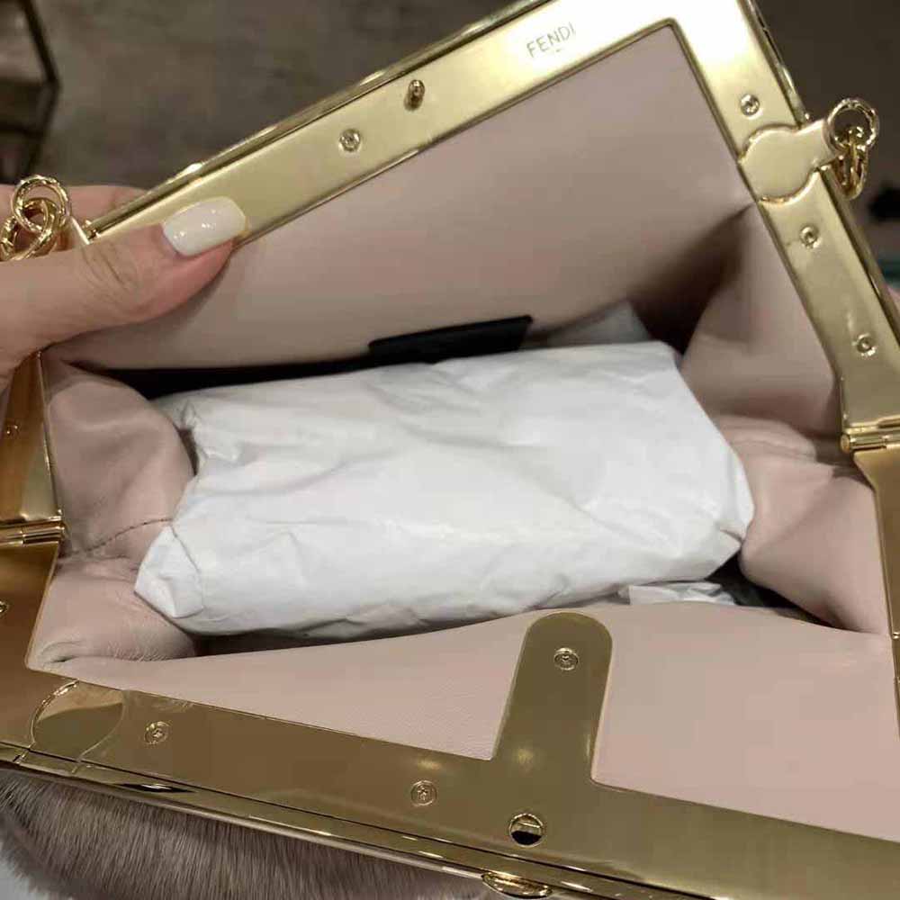 TÚI Fendi Women First Small Pink Mink Bag