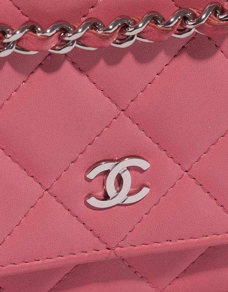 TÚI Chanel Wallet On Chain Lamb Pink WOC