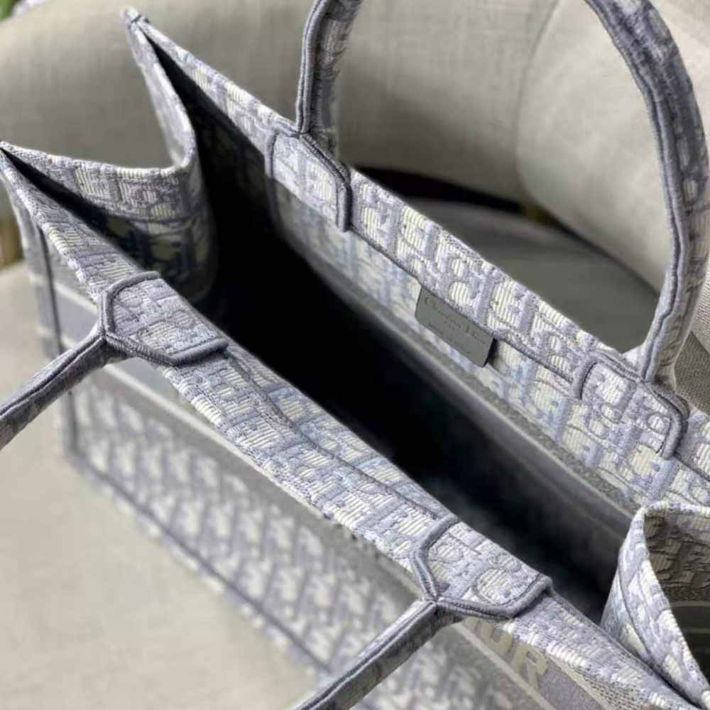 TÚI Dior Women Small Dior Bbook Tote-Silver