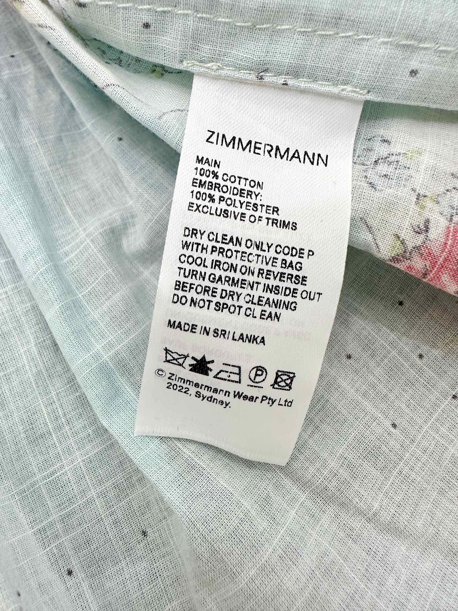VÁY ZIMMERMANN Flower Mid Vintage Dress