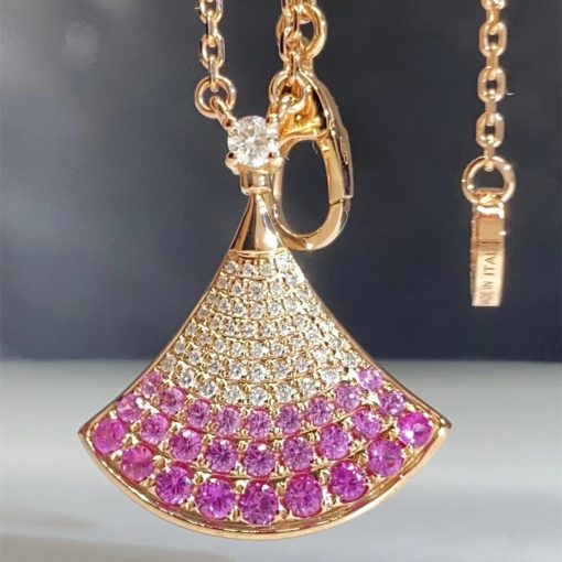 DÂY CHUYỀN BULGARI DIVAS’ DREAM PINK SAPPHIRE 18K ROSE GOLD