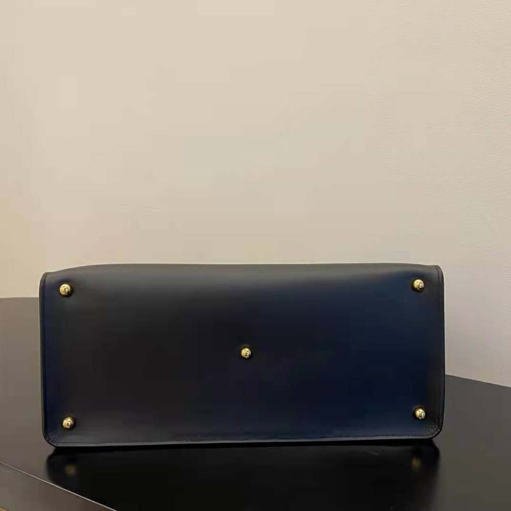 TÚI Fendi Way Medium Made of Camellia-Colored Leather Bag-Black