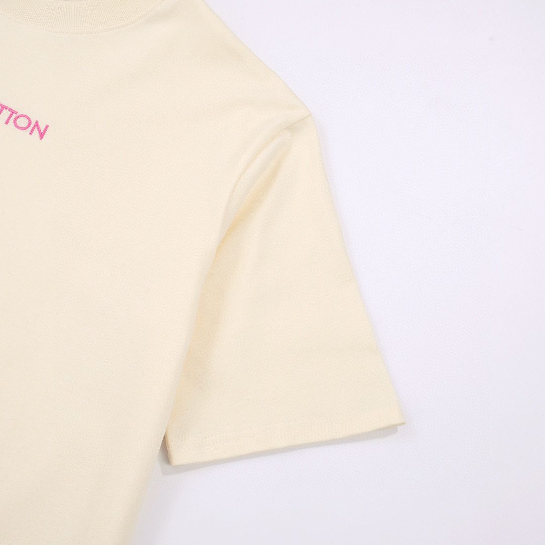 ÁO LOUIS VUITTON print cotton jersey T-shirt
