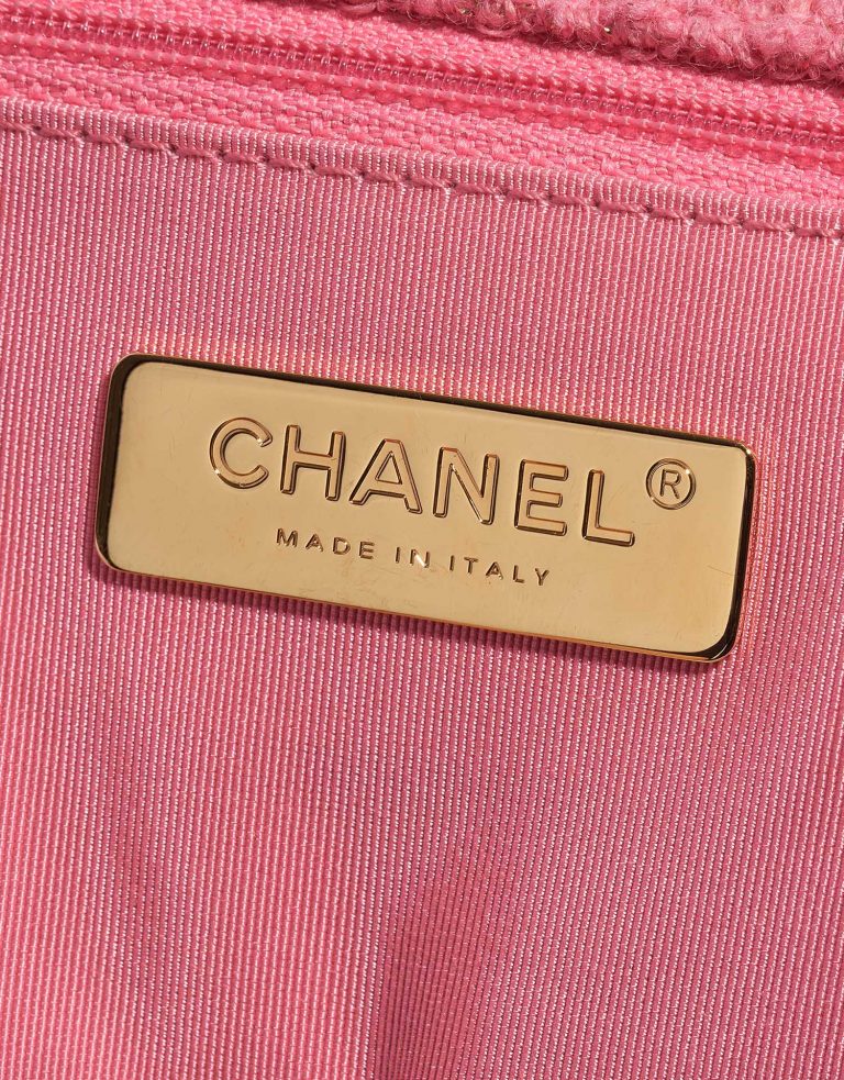 TÚI Chanel 19 Flap Bag Tweed Light Rosé