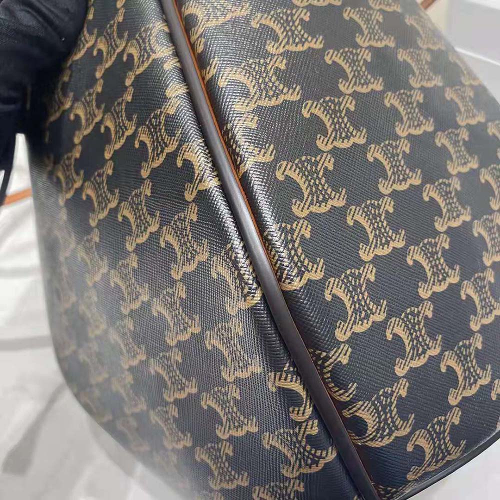 TÚI Celine Women Celine Marlou Bag in Triomphe Canvas