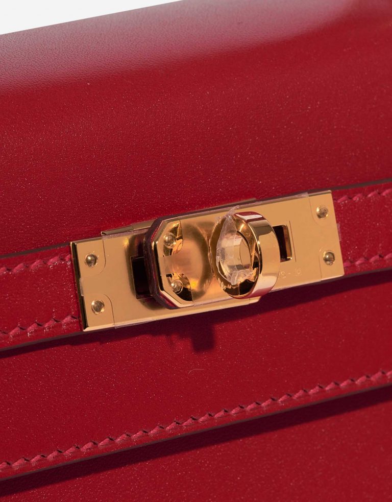 TÚI Hermès Kelly 25 Tadelakt Rouge Vif