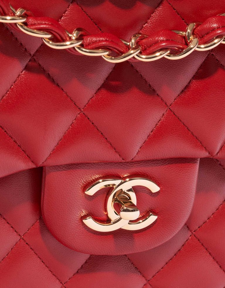 TÚI Chanel CF Jumbo Lamb Red