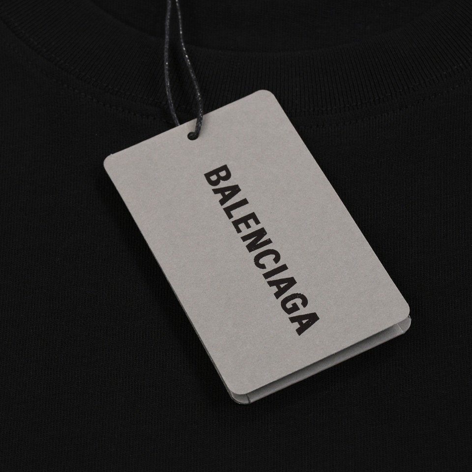 ÁO BALENCIAGA T SHIRT BLACK UNISEX