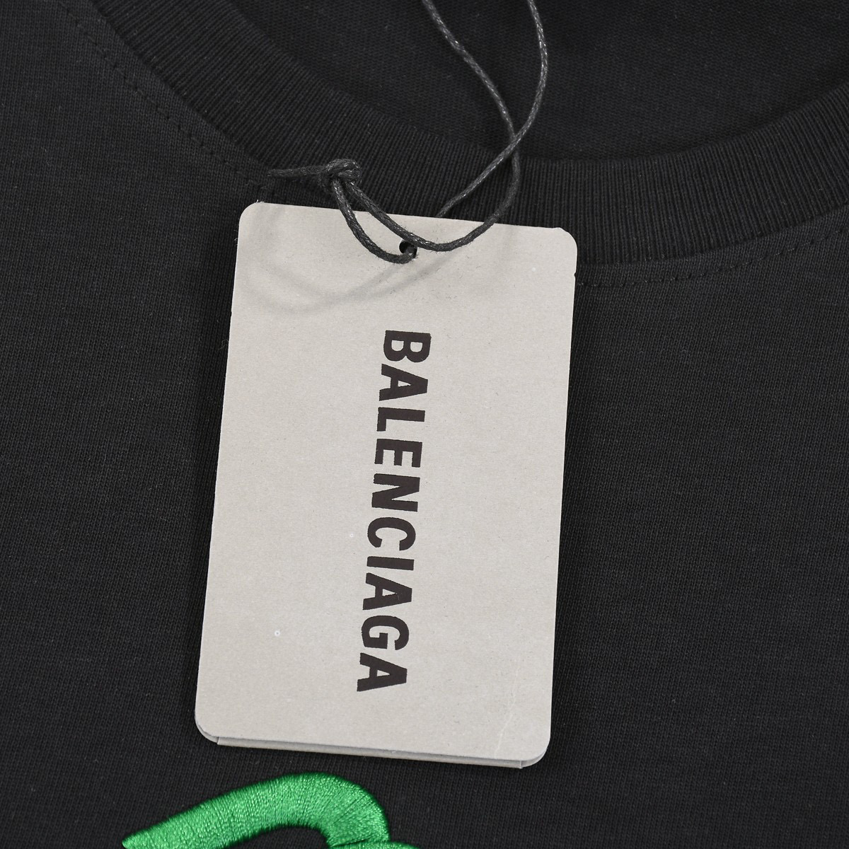 ÁO BALENCIAGA print cotton jersey T-shirt