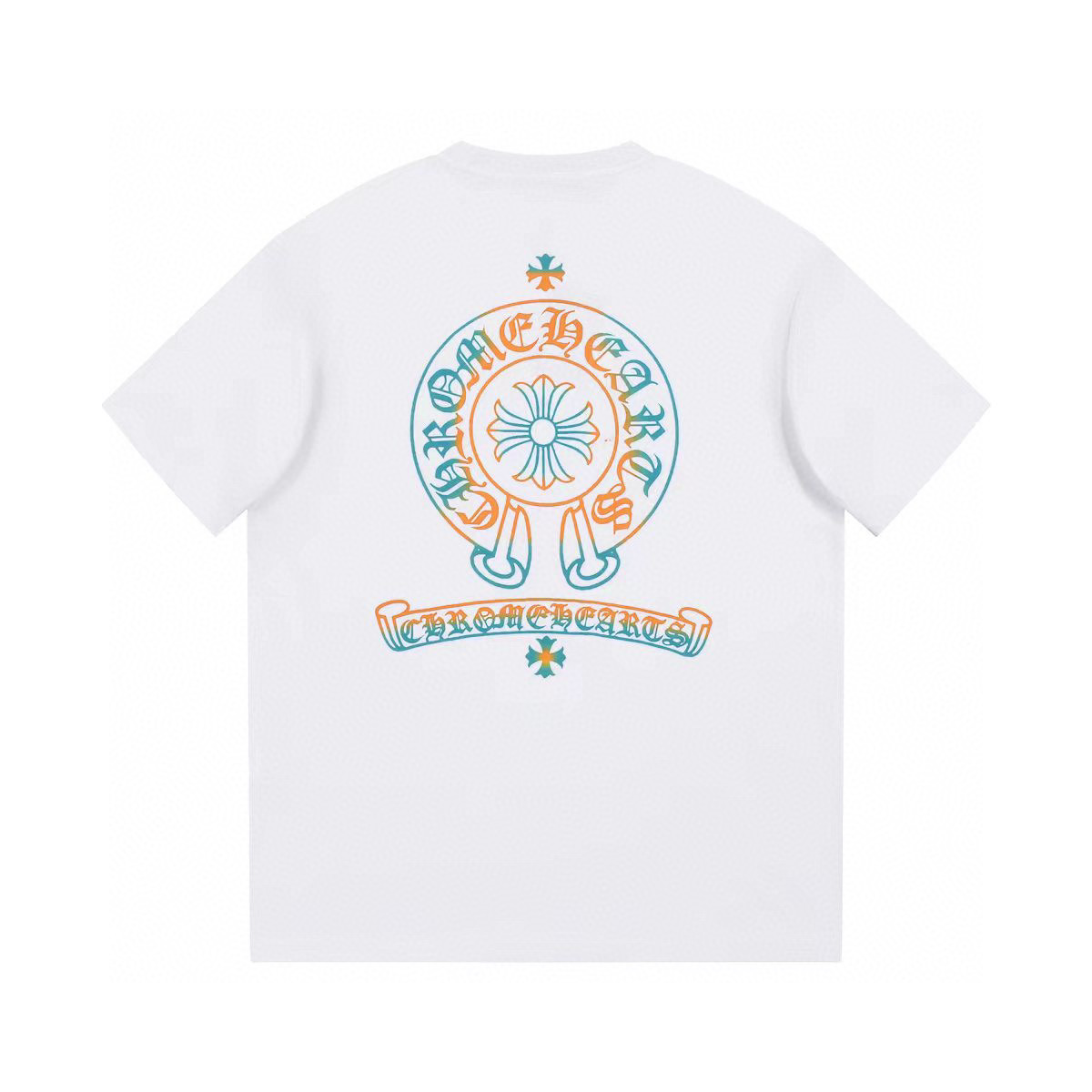 ÁO CHROME HEART print cotton jersey T-shirt