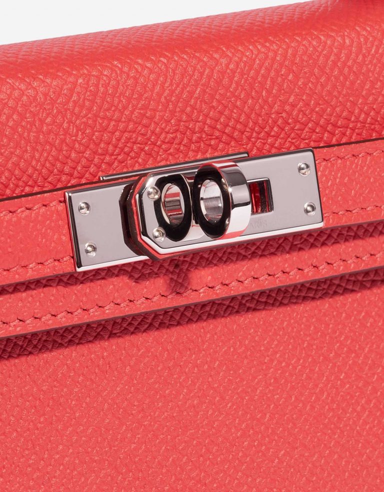 TÚI Hermès Kelly Mini Epsom Verso Rose Jaipur Rouge Gold Buckle khóa vàng