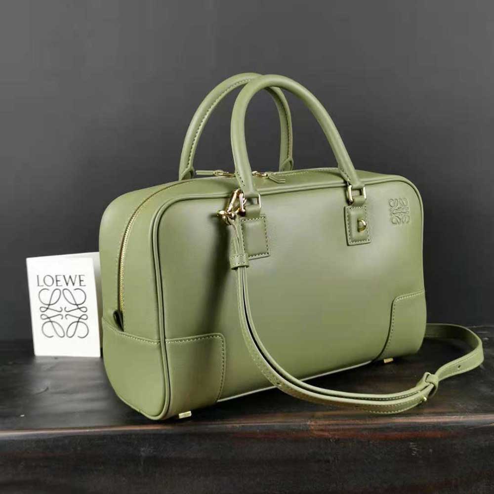 TÚI Loewe Women Amazona 28 Bag in Nappa Calfskin-Green