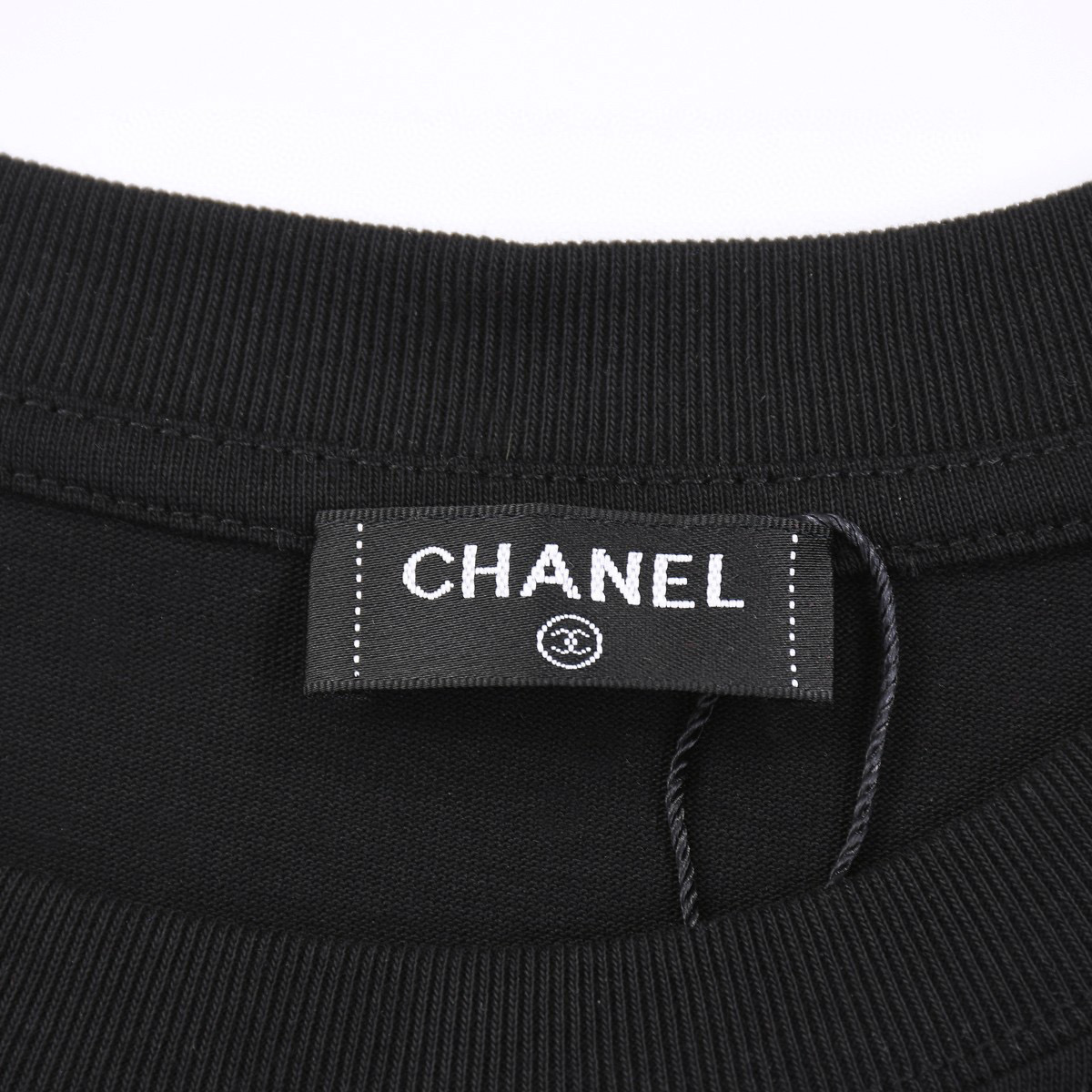 ÁO CHANEL print cotton jersey T-shirt