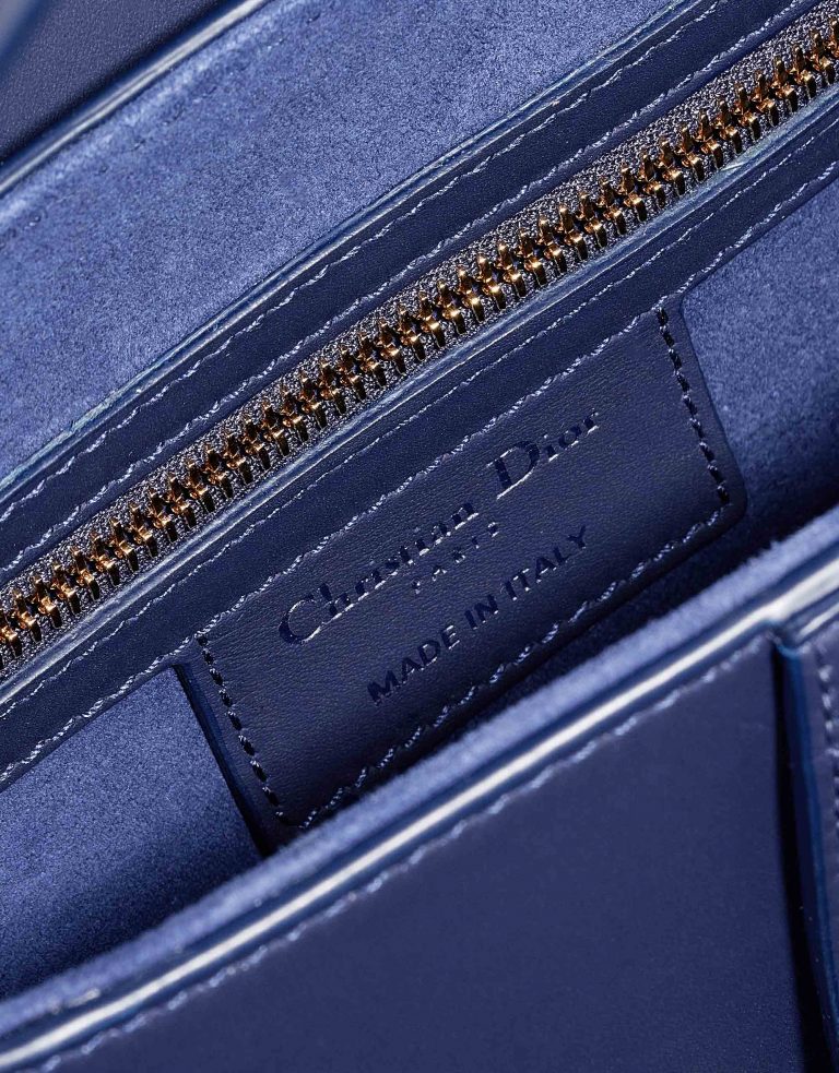 TÚI Dior Saddle Medium Calf Ultramatte Blue