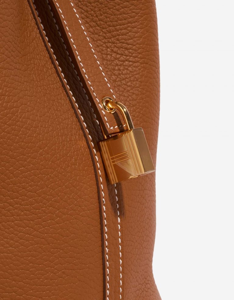TÚI Hermès Picotin 18 Taurillon Clémence Gold