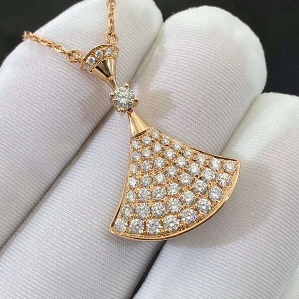 DÂY CHUYỀN BVLGARI DIVAS DREAM AND DIAMOND ROSE GOLD 18K