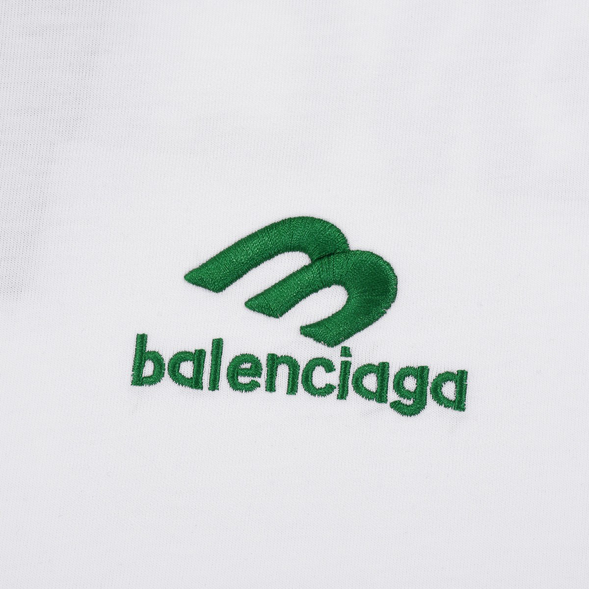 ÁO BALENCIAGA print cotton jersey T-shirt