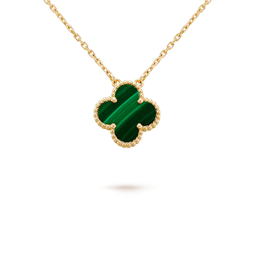 DÂY CHUYỀN VAN CLEEF & ARPELS ALHAMBRA MALACHITE 18K YELLOW GOLD