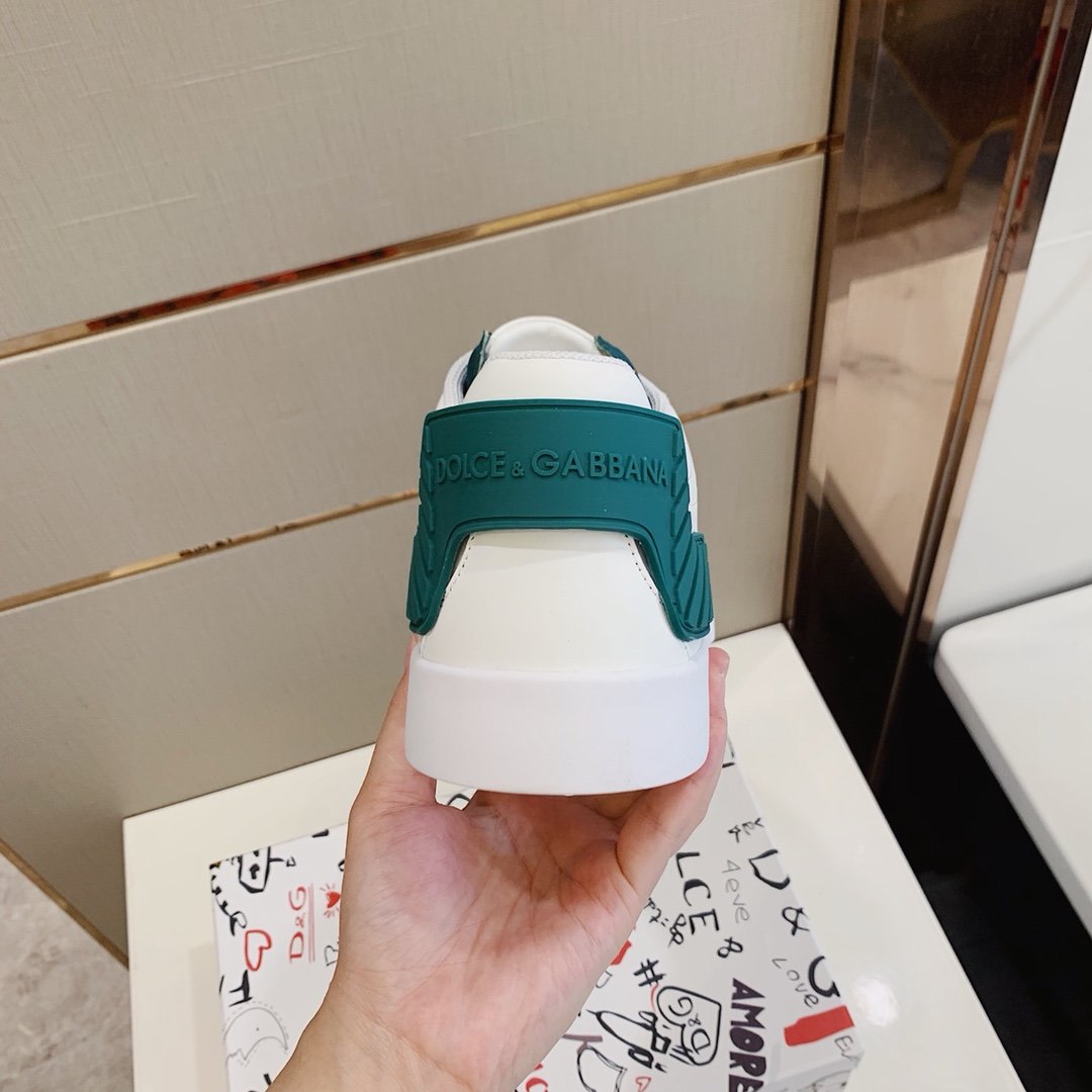 GIÀY DOLCE & GABBANA GREEN WHITE SNEAKERS