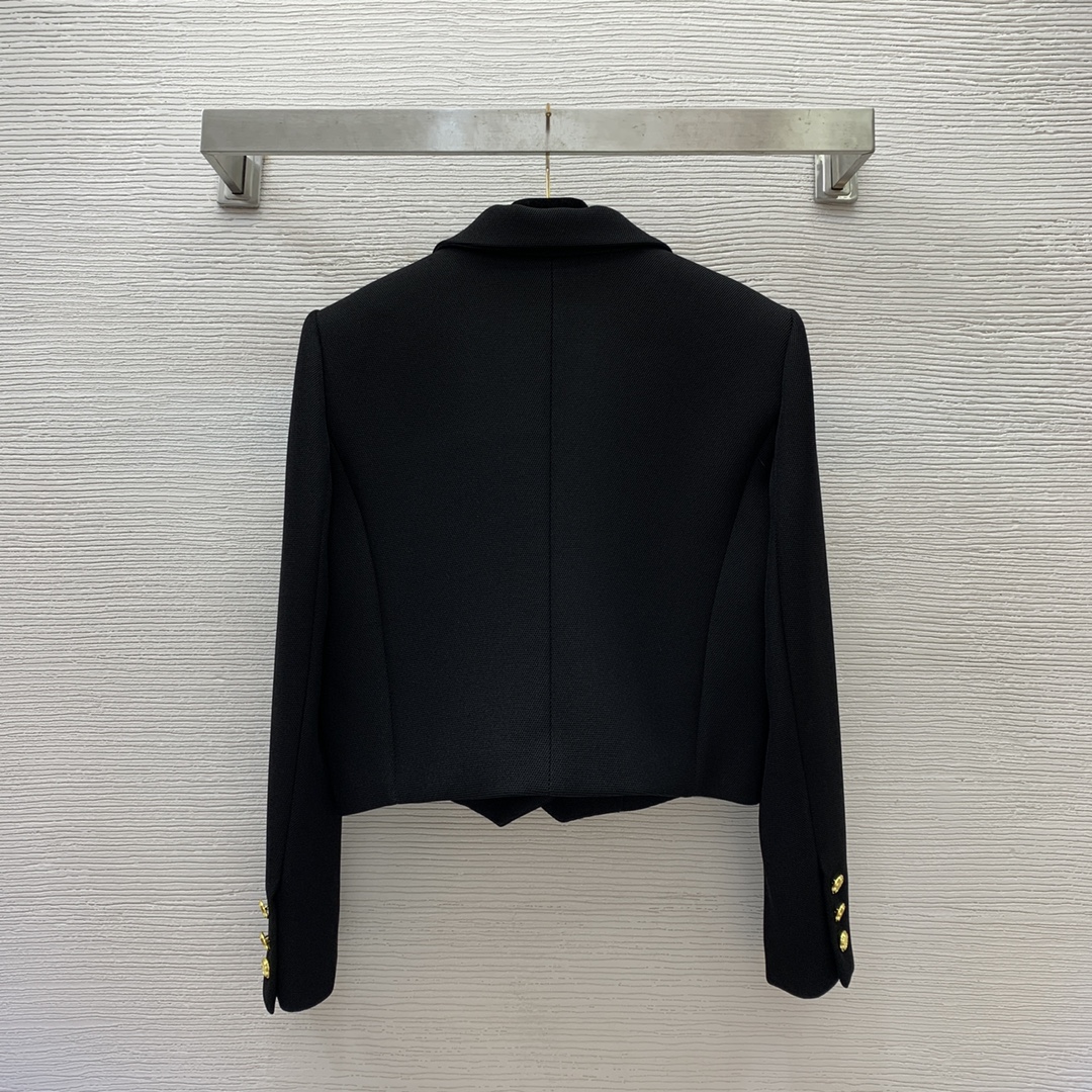 ÁO BALMAIN PIN BLACK Jacket Top AAA