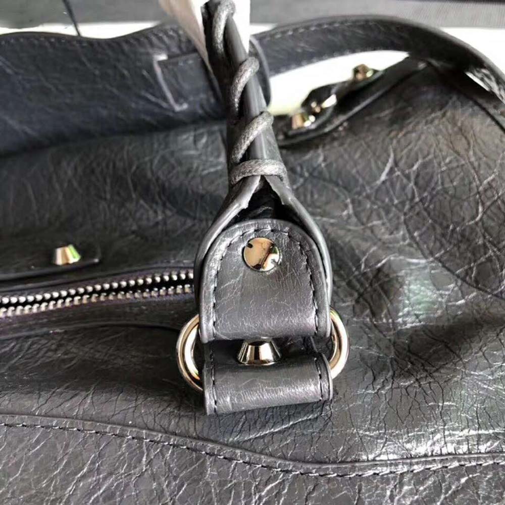 TÚI Balenciaga Women Classic Silver City Medium Size Lambskin Bag
