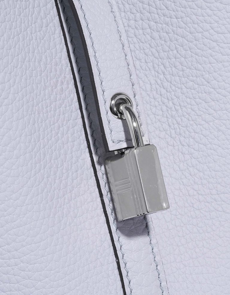 TÚI Hermès Picotin 22 Taurillon Clemence Blue Pale